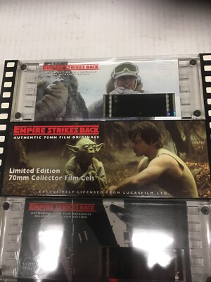 Empire Strikes Back 70 MM Film Cels Series 1 With Box