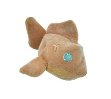 5" VINTAGE KNICKERBOCKER SO SOFT BABY TOYS ORANGE FISH STUFFED ANIMAL PLUSH TOY