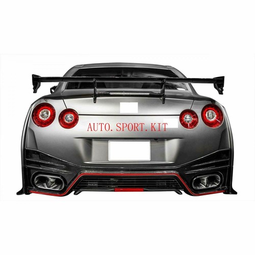 Alerón alerón del ala trasera de fibra de carbono adecuado para Nissan GTR R35 base de una sola pieza - Imagen 2 de 8