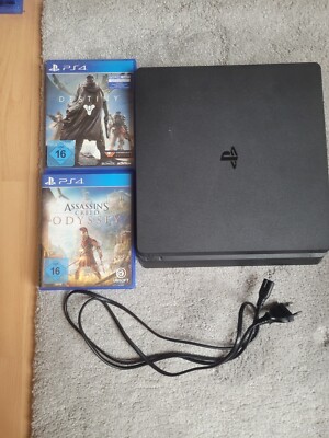 Sony PlayStation 4 Slim 500GB Spielekonsole mit 2 Spielen