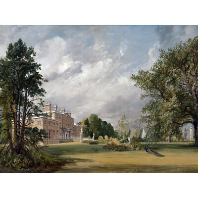 Constable Malvern Hall 1821 Gemälde Wandbild Leinwanddruck 18 x 24 Zoll