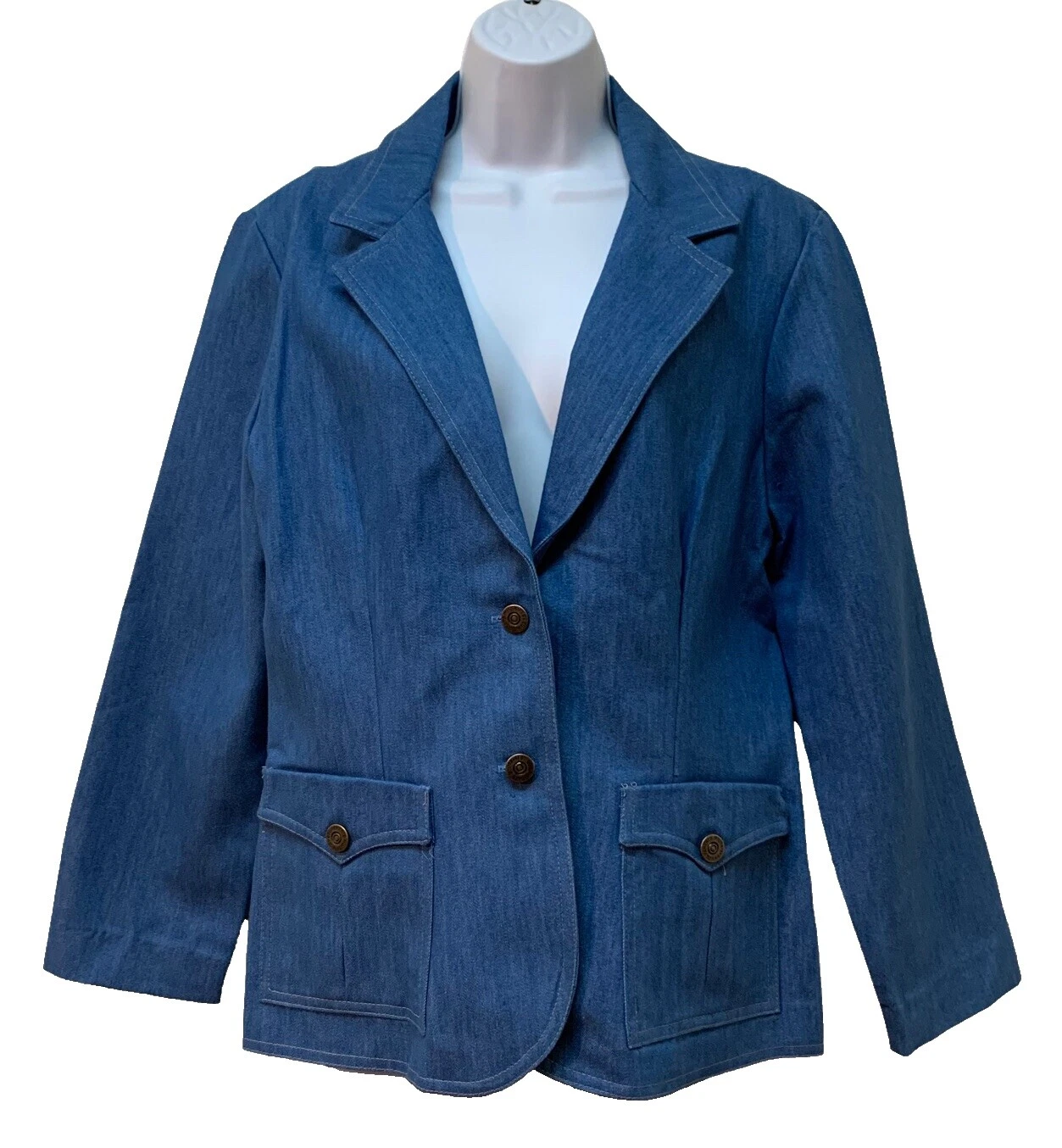 Mezcla de algodón de discoteca Vintage abrigos, chaquetas y chalecos para Mujeres