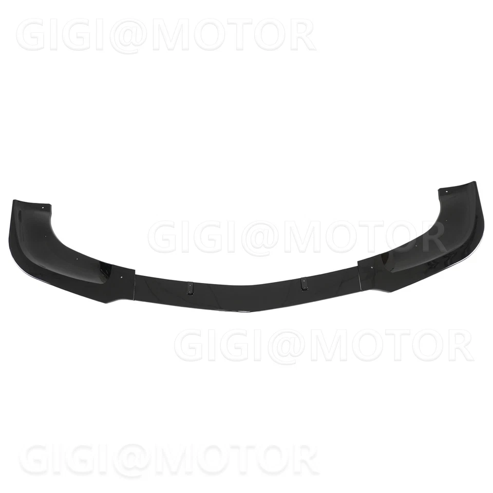 Kit de labios de parachoques delantero negro brillante para Mercedes Benz Clase E W207 C207 AMG 2009-12 Foto 4 de 4