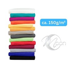 2er Pack Kissenbezug Kissenhülle 100% Baumwolle Reißverschluss Moon-Luxury Linon