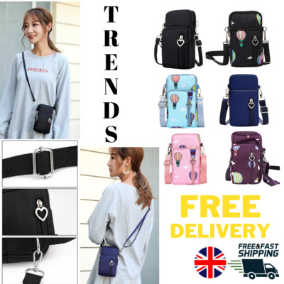 Damen Mini Umhängetasche Handy Schultertasche Tasche Etui Handtasche Geldbeutel Geldbörse