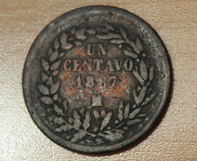 1887 Mo Mexico 1 Centavo | eBay