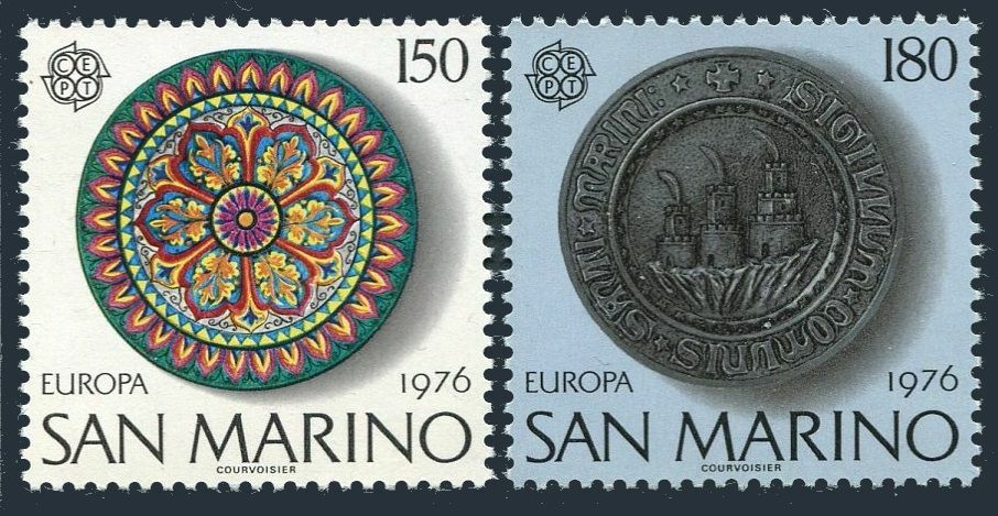 Prophila Collection San Marino Briefmarken 1971 Europa (975-979) Postfrisch MNH – Philatelie-Set