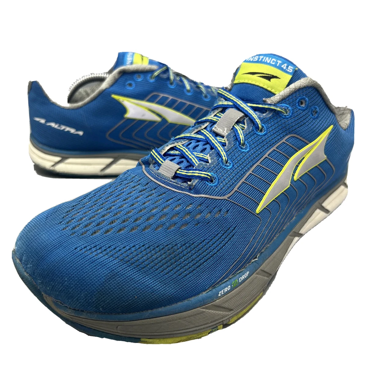 Altra Instinct 4.5 Blue Mesh Running Shoes Sneakers Men's Size 9.5 | eBay