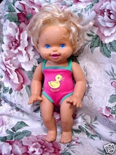 13"-1996 MGA Enterprises-Duck Belly Button Doll-Talks ?