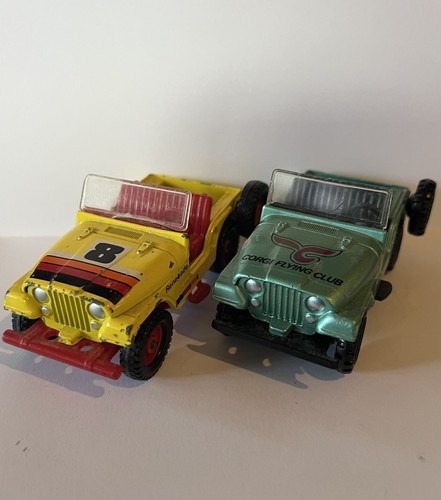 (2) Vintage Diecast Corgi Jeep CJ-5's - Renegade & Flying Club - 1970's & 80's - Picture 2 of 10