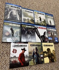 The Walking Dead: The Complete Series Blu Ray Individual Seasons 1-11 Slipcover