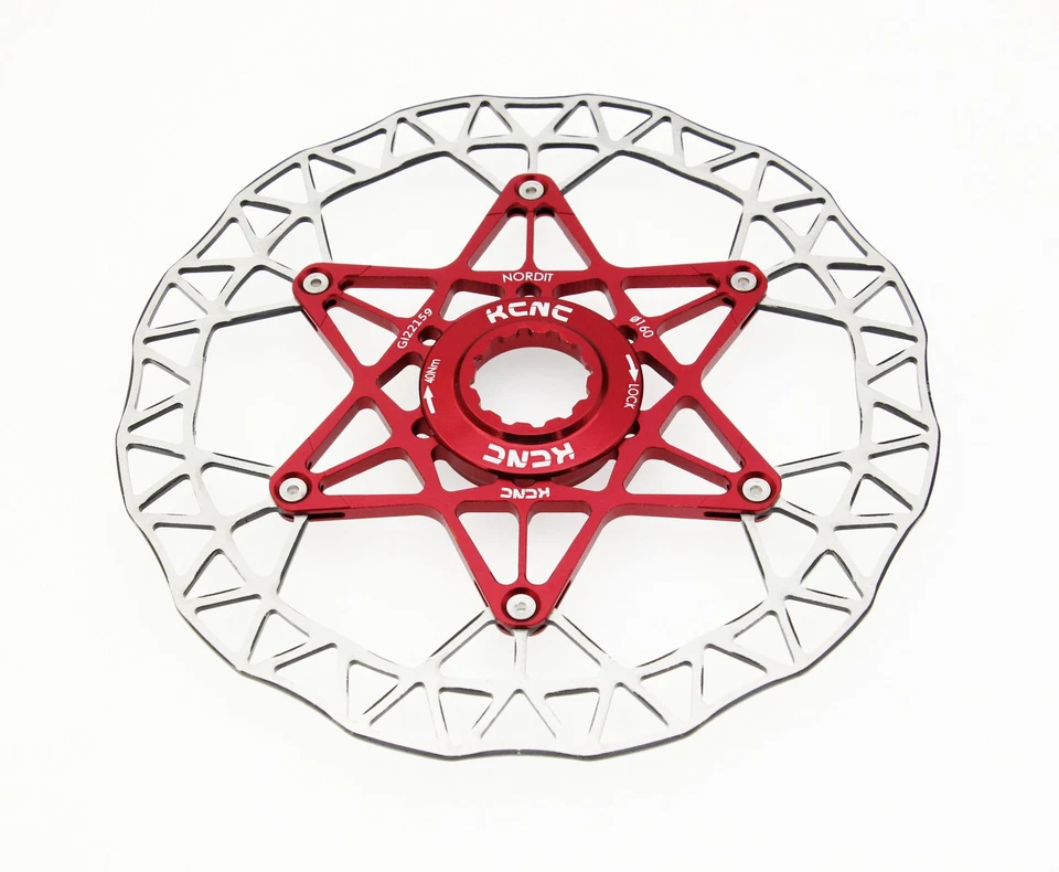 KCNC Nordit Road Cyclocross MTB Cycle Disc Brake Center-Lock Rotor 140mm/160mm - Image 2 of 4