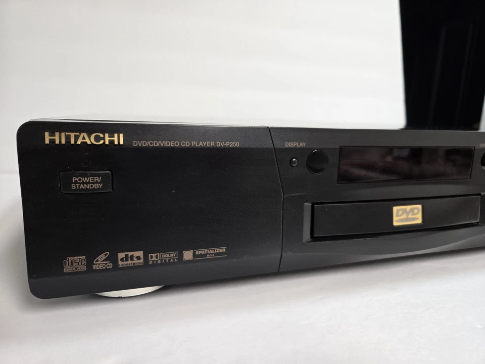 Hitachi DV-P250 DVD CD Video Reproductor de CD Probado Funciona - Pantalla de visualización No funciona Foto 2 de 4