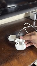 Apple AirPods Pro Wireless Bluetooth White Earbuds with Charging Case  Cable