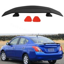 Matte Black For Nissan Versa 46 Car Rear Trunk Spoiler Gt Style Wing Racing Matte Black For Nissan Versa 46 Car Rear Trunk Spoiler Gt Style Wing Racing