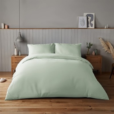 SilentNight Supersoft Bettwäscheset - kuschelig & bequem zartes Double, Salbei 