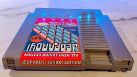 Jeopardy - Junior Edition (Nintendo NES, 1989) Game Cartridge & Manual - Tested