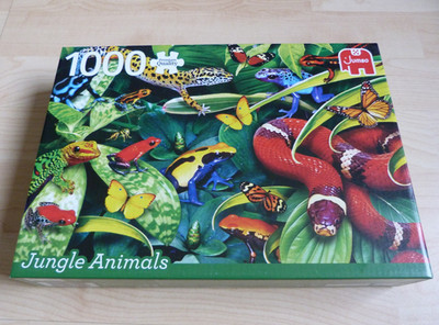 Jumbo Puzzle 1000 Teile Jungle Animals Tiere im Dschungel Tiere Schlange Neu OVP