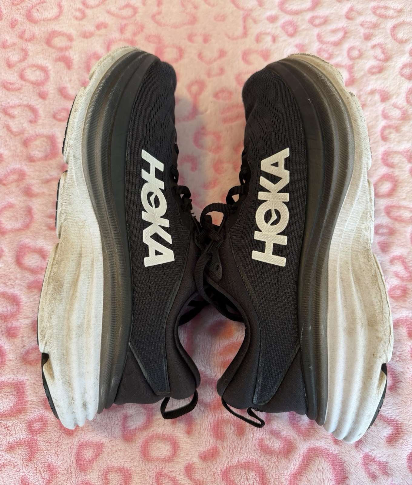 Hola Black One One Bondi Running Shoes Sneakers Athletic Size: 7B thumbnail 5