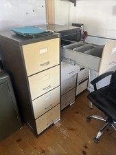Metal Filing Cabinet with 4 Drawers Lockable