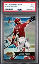 2001 Bowman Best Albert Pujols #174 RC /2999 Rookie PSA 9 Topps