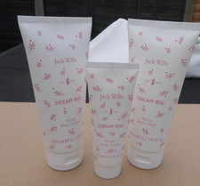 JACK WILLS x 3 Toiletries - Floral Body Wash,Body Lotion, Body Scrub