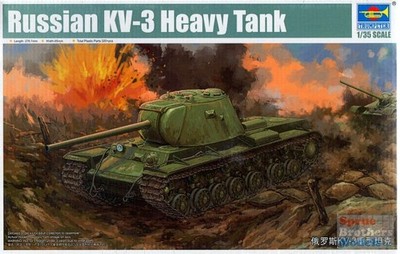 TRP09544 1:35 Trumpeter Russian KV-3 Heavy Tank
