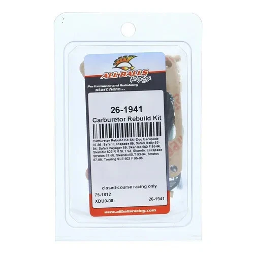 Kit de reparación de reconstrucción de carburador All Balls para Ski-Doo Skandic II 503R 93-94 Foto 4 de 4