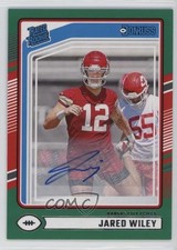 2024 Panini Donruss Rated Rookie Green Auto Jared Wiley #387 Auto 1gk6