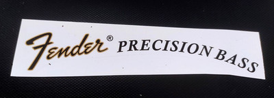 FENDER Precision Bass HEADSTOCK LOGO TETE DE BASS FENDER Precision Bass
