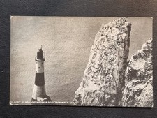 Eastbourne Postkarte um 1910 Beachy Head Leuchtturm & Teufel Schornstein Klippen Sussex