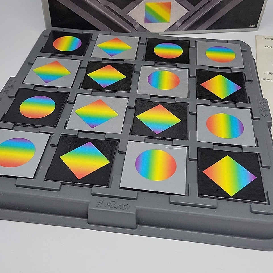 Rubik's Magic Strategy Game Matchbox 1987 Complete Vintage No 8350 Ages 8 & Up  - Image 3 of 4