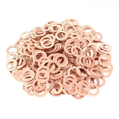 #ad #ad 100 Pieces M10x14x1.0mm Copper Washers Copper Metric Sealing Washers Inner Diame $15.85