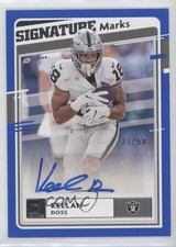 2020 Panini Donruss Signature Marks Blue 21/50 Keelan Doss #SM-KD Auto 04zk
