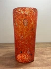 Vintage Murano Hand Blown Art Glass Red Millefiori Glasses Tumblers Or Vase?
