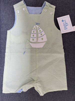 THE BAILEY JUNGEN Baby Wende John John Strampler Latzhose Segel weg Alter 6 m 