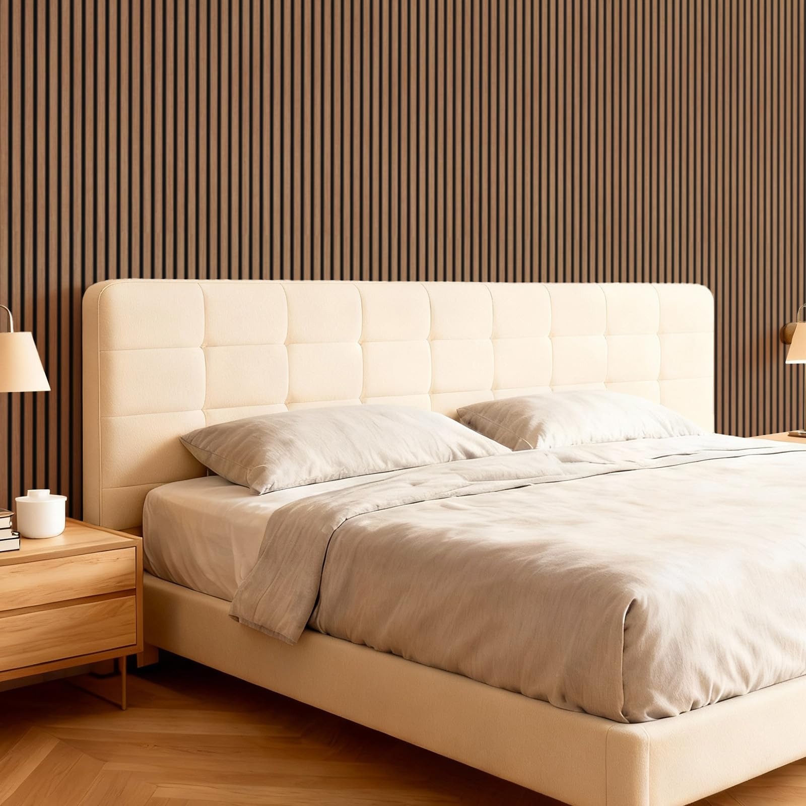 TONOR Wood Wall Panels for Interior Wall Decor, 4 Pack 47.2" x 23.6"(31ft²) Wood