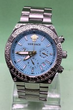 Awesome Versace Chronograph Date Indicator Quartz Analog Men's Wrist Watch