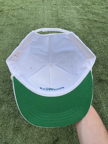 VINTAGE Seattle Thunderbirds Hockey Yupoong White Snapback Cap Hat - Picture 6 of 8