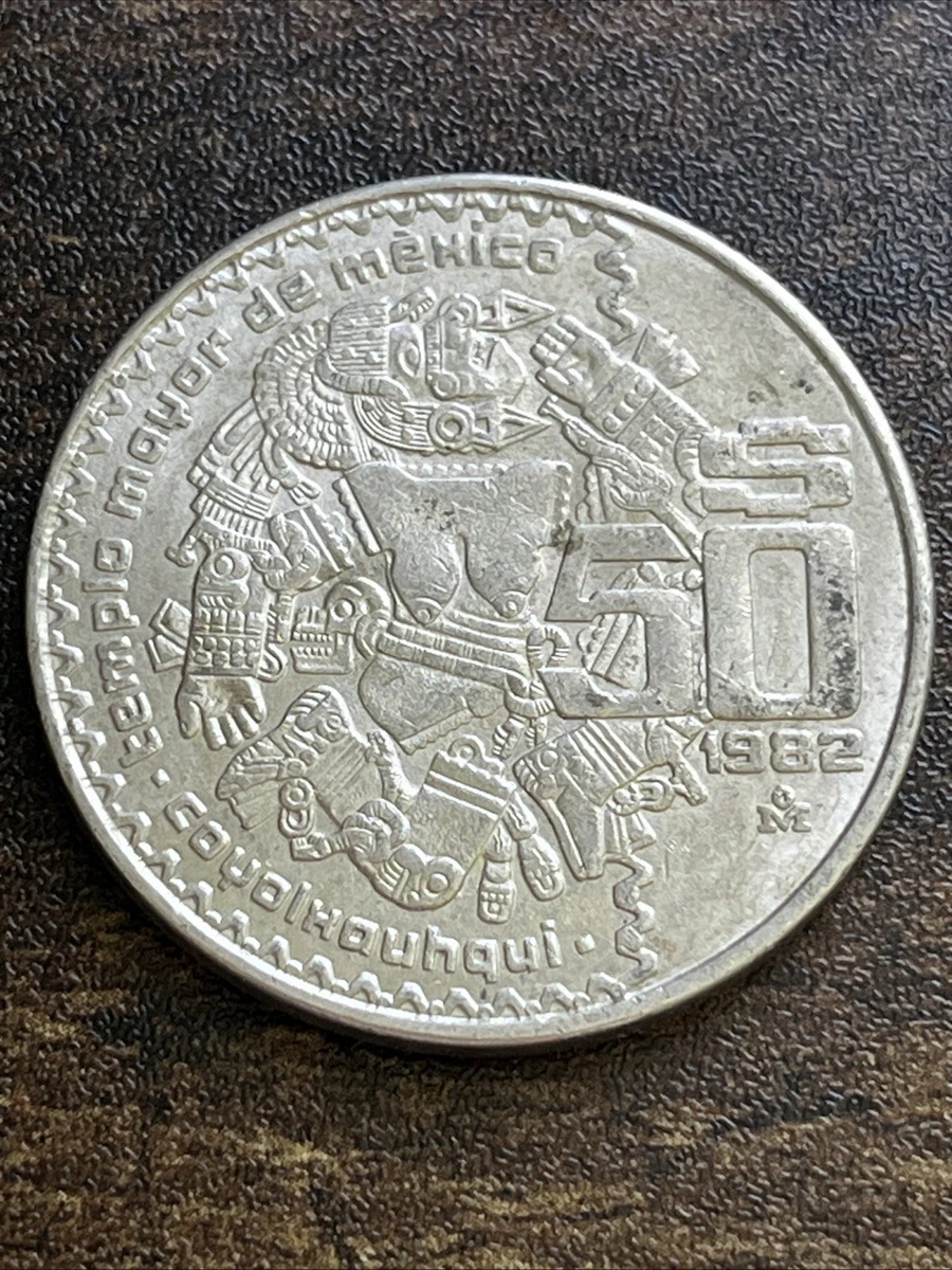 Uncirculated Uncertified 50 Pesos Mexican Coins (1905-Now) for