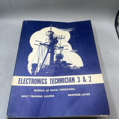 Electronics Technician 3 &2 Bureau of Naval Personnel rate manual navpers 10195