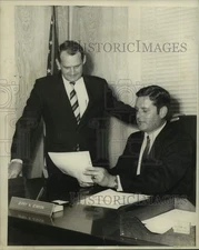 1969 Press Photo James Bland and Jerry Jenson of Federal Bureau of Narcotics