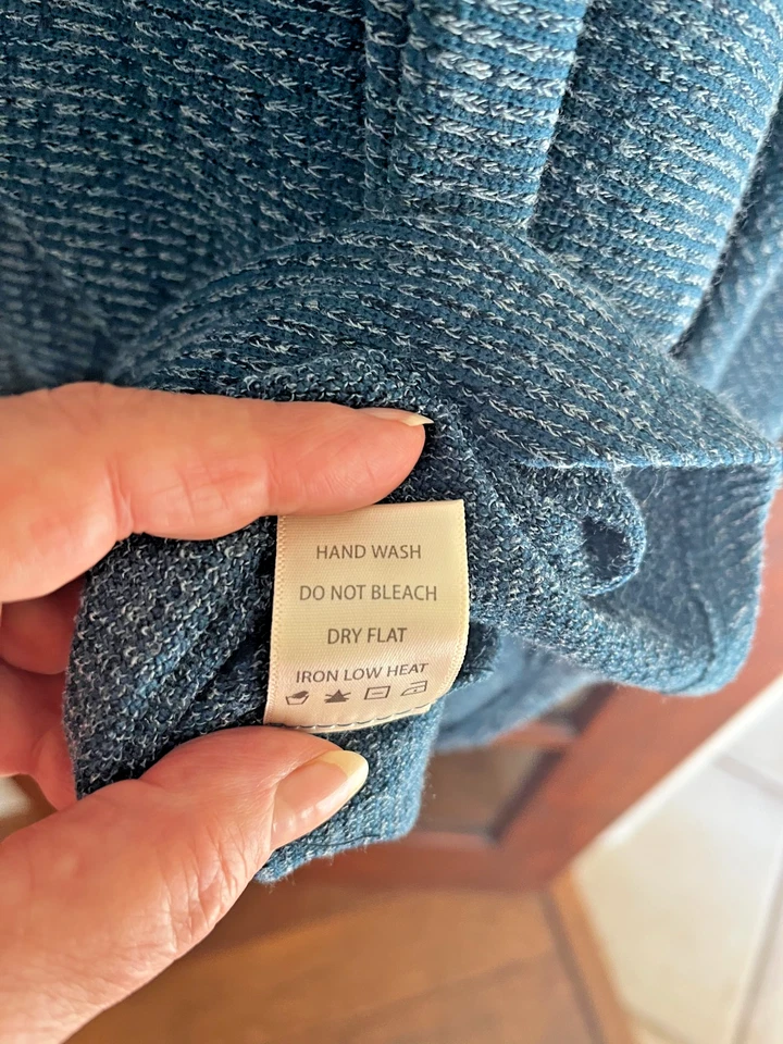 Mujer Talla 1X Jersey Punto Suéter Denim Azul Max Studio Suave Salón - Nuevo sin Etiquetas Foto 4 de 4