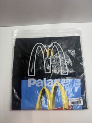 Palace x McDonald's Sign Graphic Print T-Shirt Black Size Large 