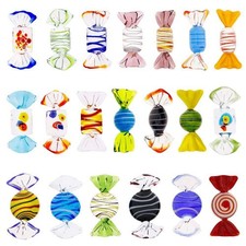20pcs Vintage Murano Glass Sweets Wedding Party Candy Decorations Kids Gift
