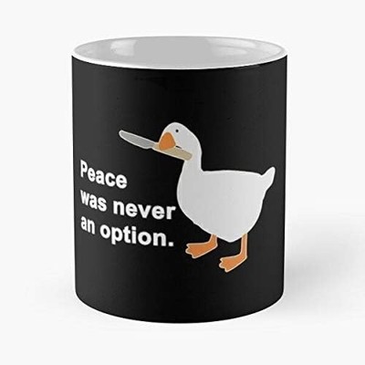 Untitled Goose Game  Peace Was Never an Option  Mug 11oz Ceramic Gift