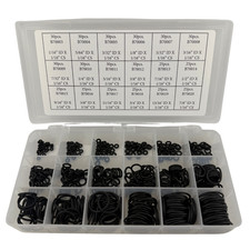 450 Piece O-Ring Kit AS568 -003 to -020, Buna-N 70, 1/16" CS