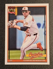 2026 Topps Series 1 1991 Baseball Gunnar Henderson Baltimore Orioles T91-49