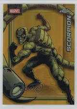 2026 Topps Chrome Marvel Comics Gold Refractor /50 Scorpion #147 16lb