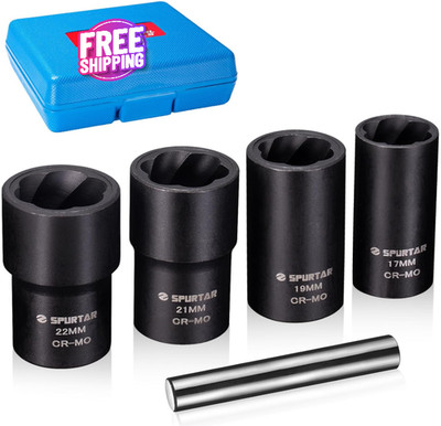 Extractor De Tuercas Pernos Tornillos Dañados Rotos, Juego De Enchufes, 5 Piezas